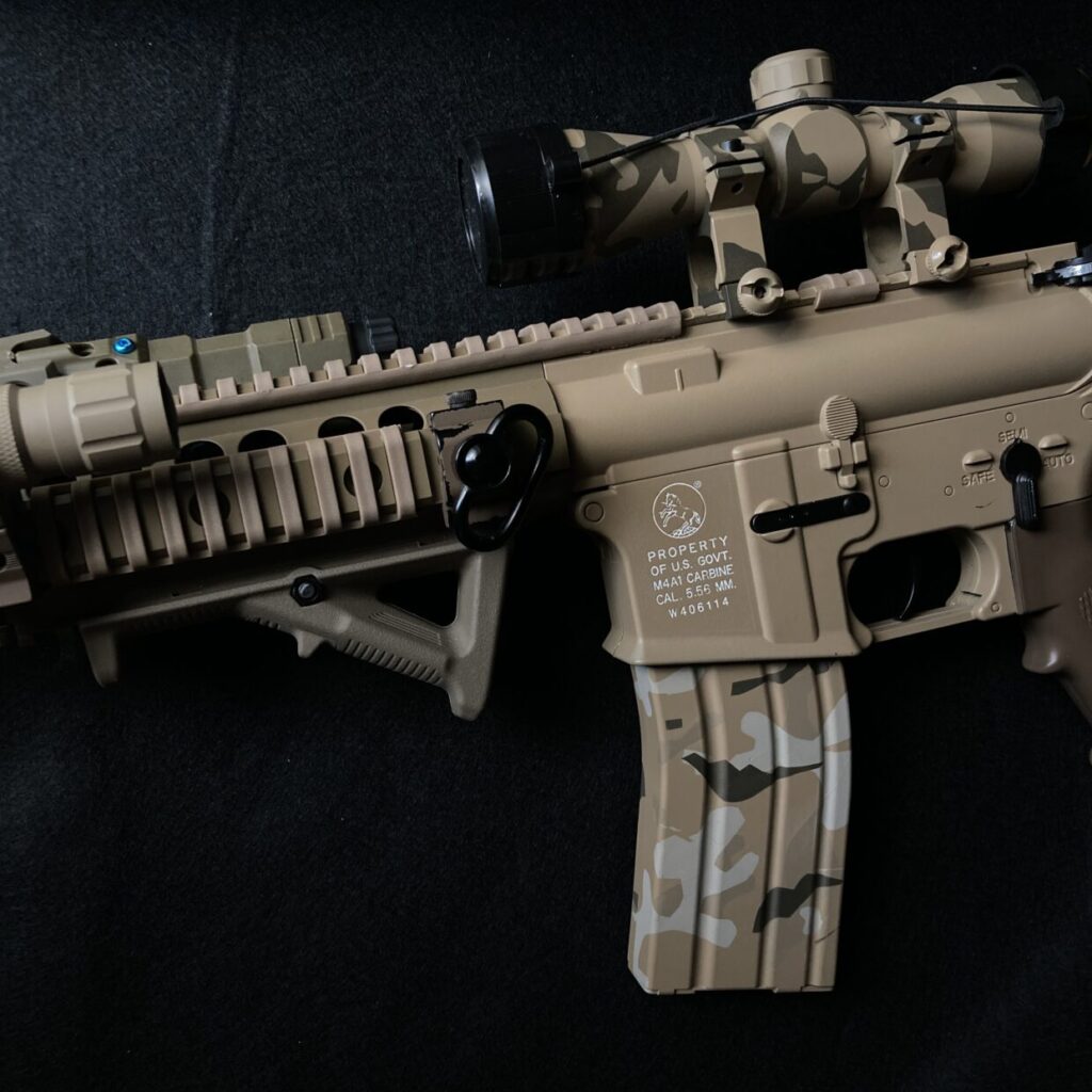 M4 CQBQ Desert Painted