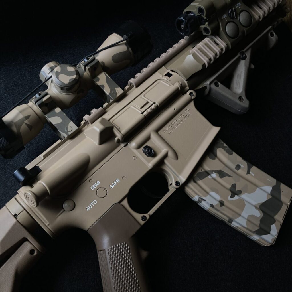 M4 CQBQ Desert Painted