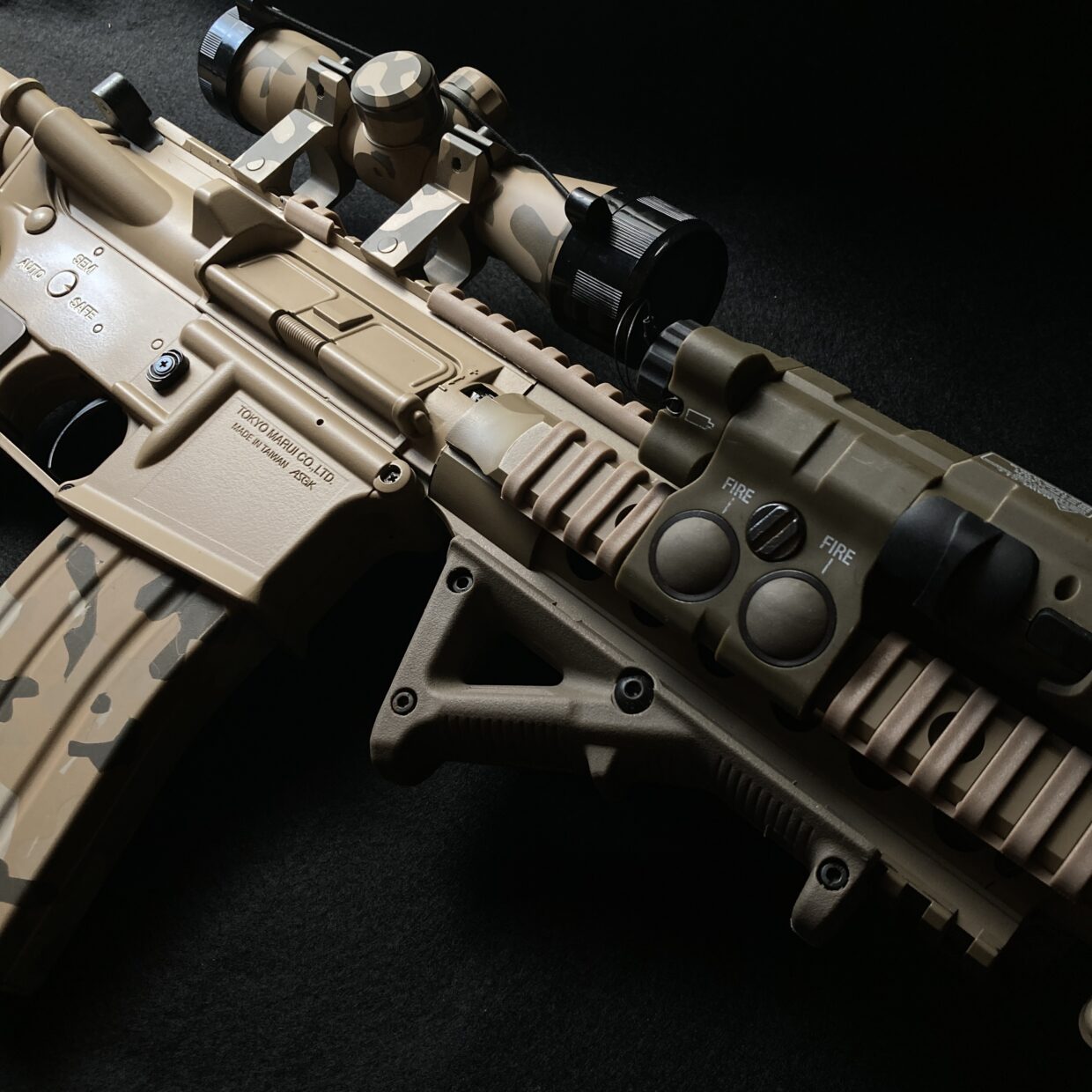M4 CQBQ Desert Painted